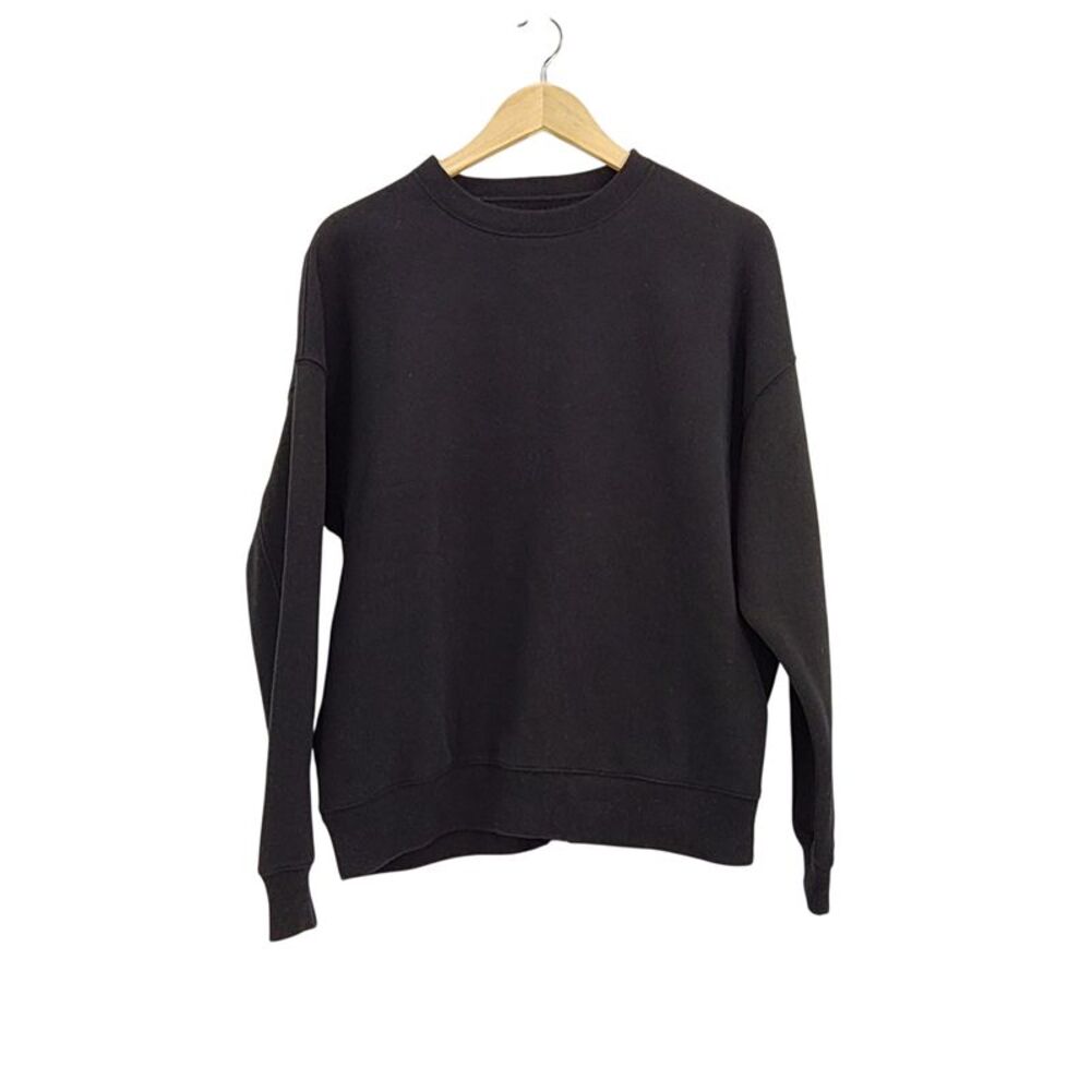 Quince Women Everyday Fleece Crew Black S